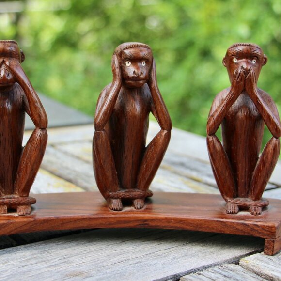 Wooden Monkey - Picture 2 of 5